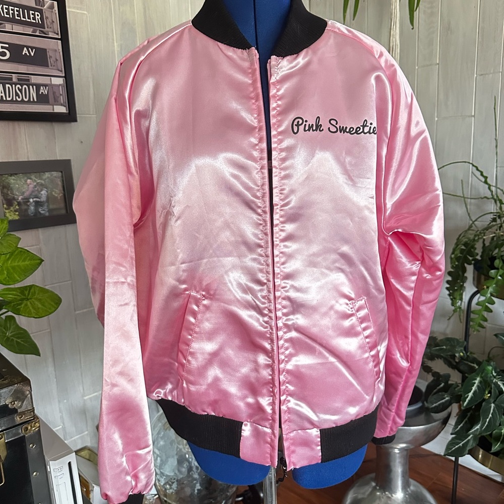 Spirit Pink Bomber Jacket Satin Finish